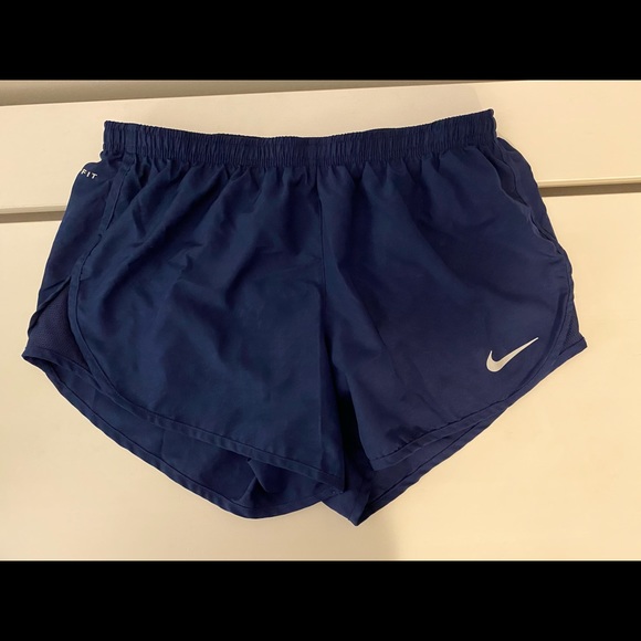 Nike Pants - Navy Blue Nike Dri-Fit Running Shorts